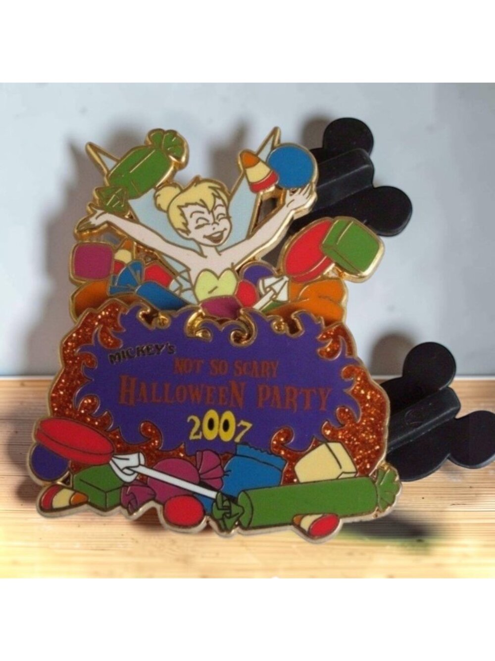 Disney Tinker Bell Candy Halloween Walt Disney World Collectible Pin From 2007